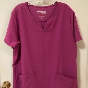 SCRUB TOP WOMEN’S NOTCH NECK * GREY’S ANATOMY™ BY BARCO 2121 SIZE 3X